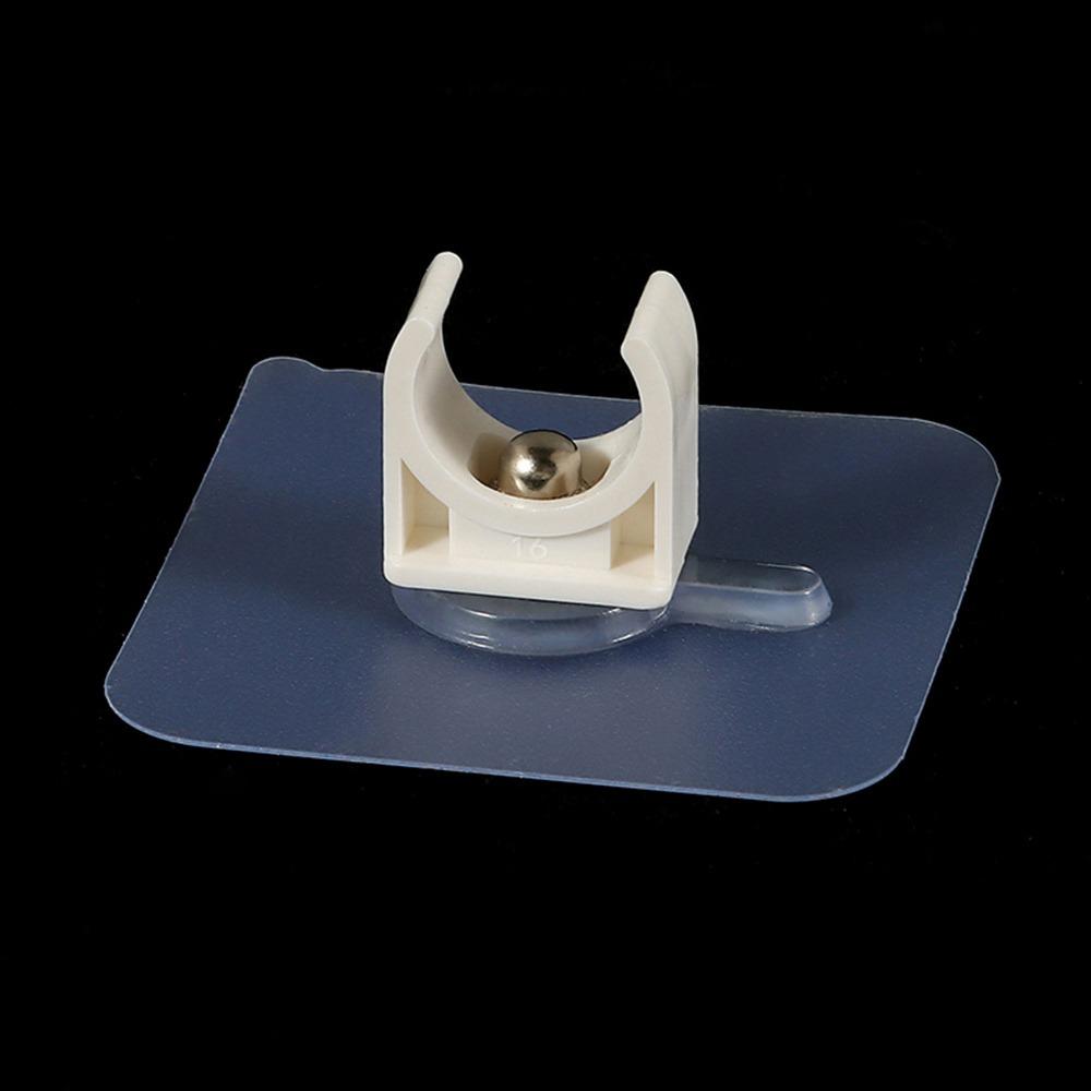 1/5Pcs Punch-free Water Tube Holder Garden Irrigation Tube Clip Connector Self-adhesive Pipe Clamp