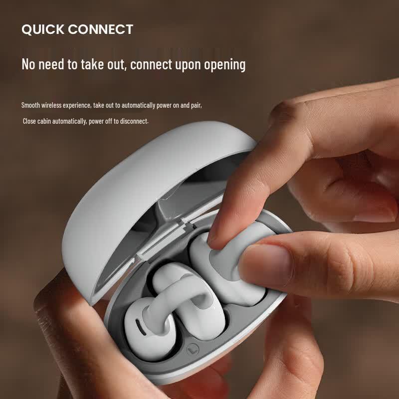 OKSJ HM-20 Bone Conduction Ear-Clip Bluetooth Headphones