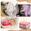 Custom Printing Factory   Super Soft Fluffy Warm Coral Fleece Blanket for Dog Cat Pet