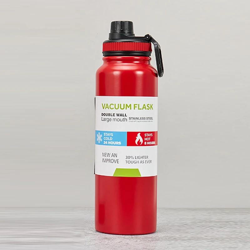 

600/800/1000ML Sport Vacuum Flask Stainless Steel Thermal Water Bottle Car Insulated Cup Keeps Cold and Heat Travel Thermal Mug 600ML