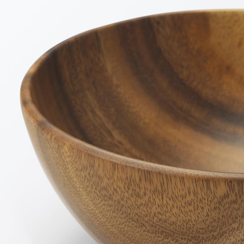 MUJI Acacia 20cm Diameter X 8cm 84956928 Bowl, Approx. Height,
