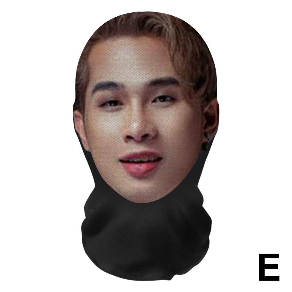 Nová 3D tištěná celoobličejová maska Elastická síťovina Pro Unisex Cosplay Pokrývka hlavy Párty Simulace Kukla Čepice Pokrývka hlavy Prodyšná Rekvizita