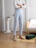 Herren Sommer High-Waist Gaze Gerade Hose - Eleganter Lässiger Britischer Stil.