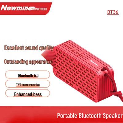 Newmine BT36 Portable Wireless Speaker CN Plug (adapter Included)