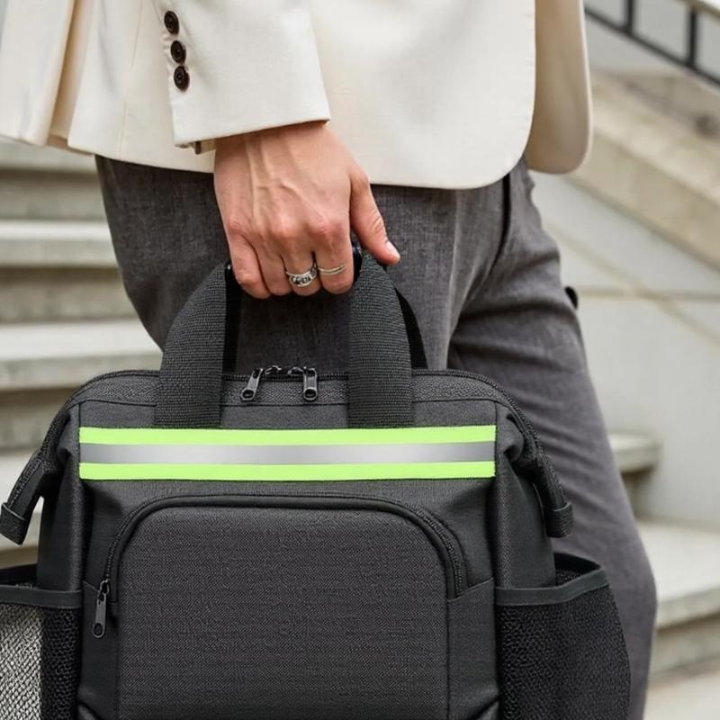 High Strength Large Capacity Electrician Tool Bag with Multiple Pockets for Easy Organization Easy Tool Access & Storage