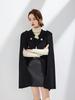Manteau Cape Double Face en Laine pour Femmes Petite Taille 2025 - Laine Australienne Pure pour l'Automne/Hiver.