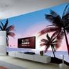 3d Coconut Tree Mural Beach Seascape Fashion Wall Painting Living Room Tv Sofa Bedroom Background Wallpaper