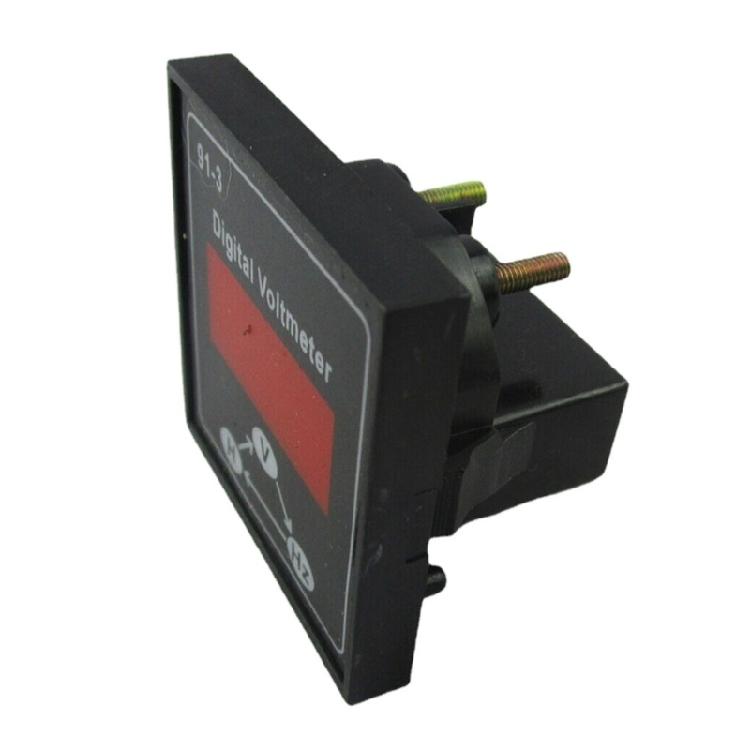 LED Digital Display Voltage Monitor Digital Voltmeter For Single And Three Phase Circuits Ensures Safe Operation