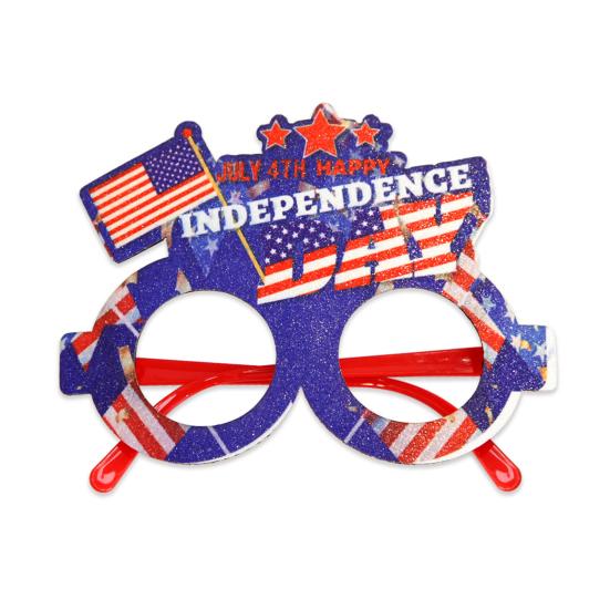 1/12 Pcs American Flag Glasses Memorial Day Patriotic Party Star And Stripes Glasses for 4th of July Celebration USA Veterans Day Decoration