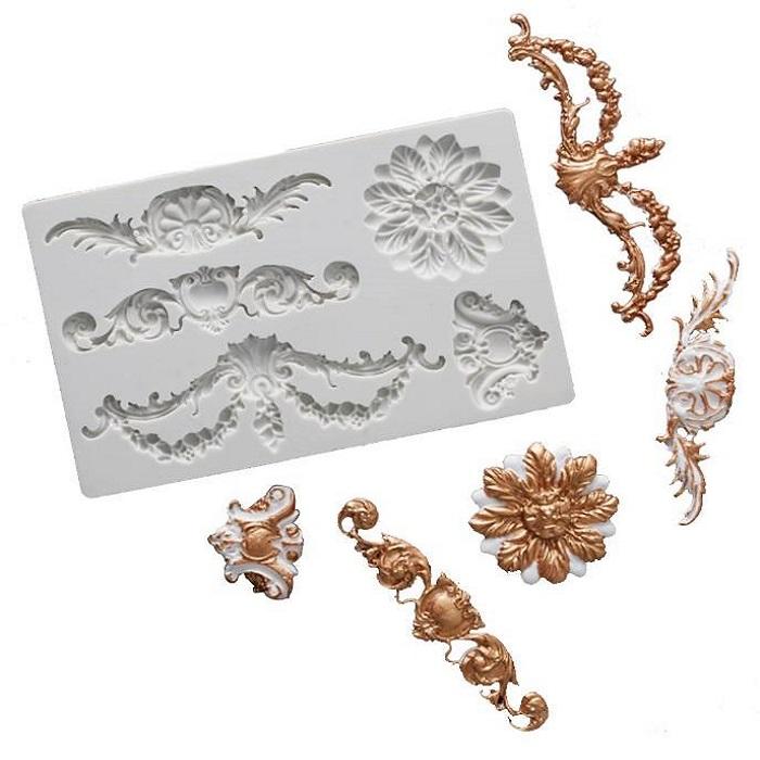 European Embossed Totem silicone fondant mold Cake chocolate mold