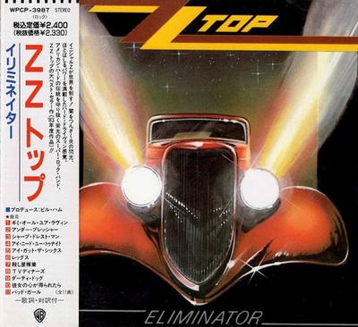 CD ZZ TOP  Eliminator WPCP3987 Warner Bros. Re 1990 Japan Rock Used