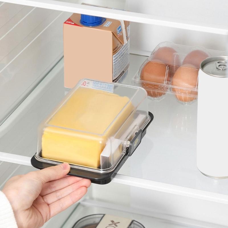 Mehrzweck-Butterdose Praktisch für Küchenutensilien Aufräumen Haushaltsaufbewahrungslösung und Leicht zu reinigen