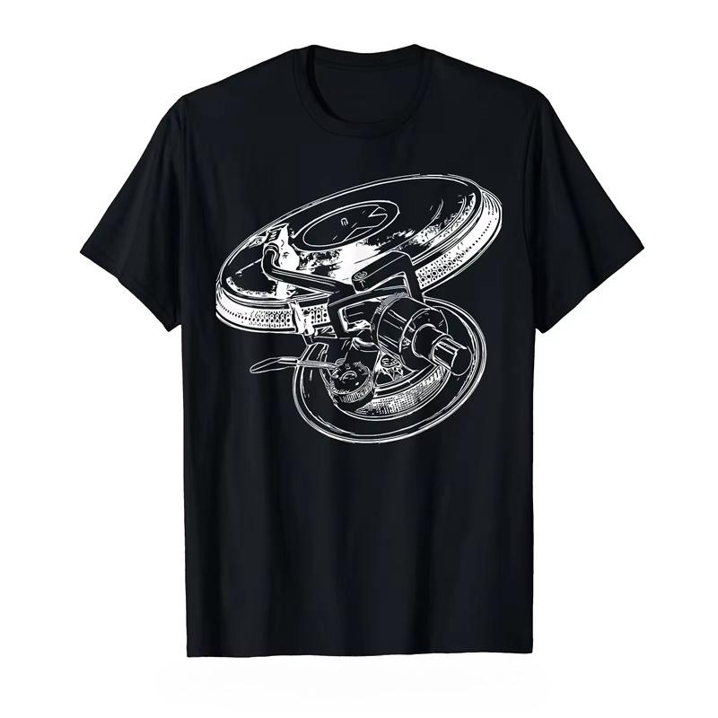HOT SALE Craft 1200 Turntable - Club DJ - Vinyl Stoner T-shirt Neutral Cotton T-shirt Oversize T-shirt Fitness T-shirt Men's Top