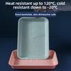 High Quality Multicolor Serving Tray Plastic Rectangle Storage Tray Anti-Slip Multi-sizes Food Tray Fruit Dessert