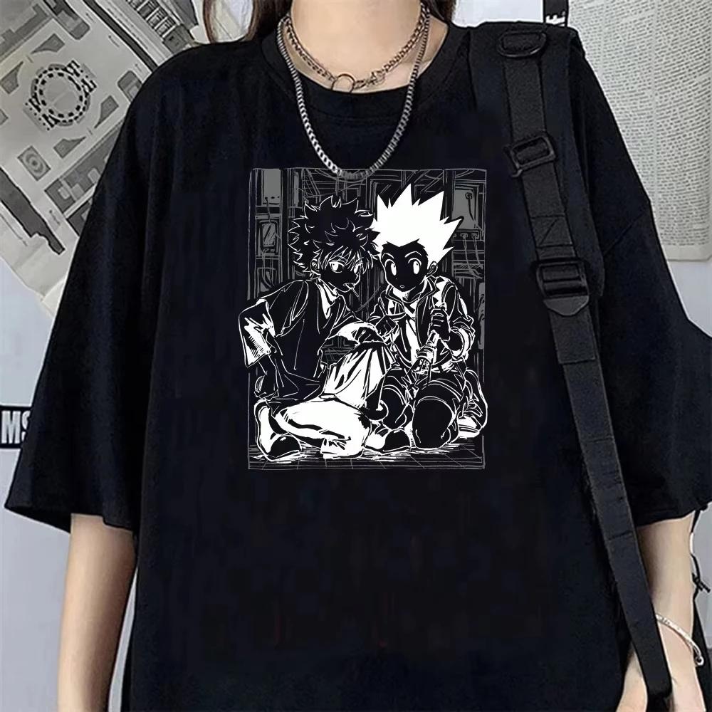 Anime Hunter X Hunter Printed T-shirt Men's Clothing and Women's T-shirt Boy Girl T-shirt 2026 Summer New Y2K Tops
