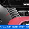 For Lexus NX 250 350 350H 450H -2024 2025 Carbon Fiber Center Console Air Vent Outlet Cover Trim Accessories Car Styling