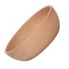 Round Wooden for serving Bowl Stain Resistant Fruit Salad Bowl for Cafe for restaurant Ligneous Crafts