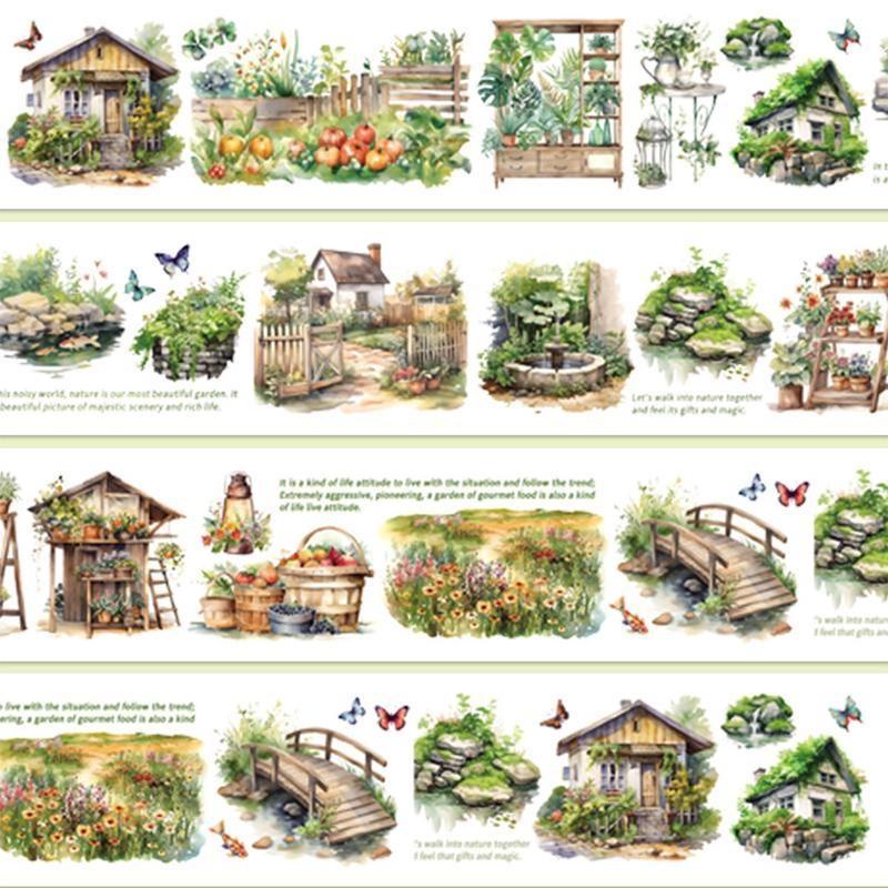 1 rotolo di nastro adesivo con tema ragazza in stile Hong Kong, manuale, scrapbooking, fai da te, decorativo, journaling, forniture