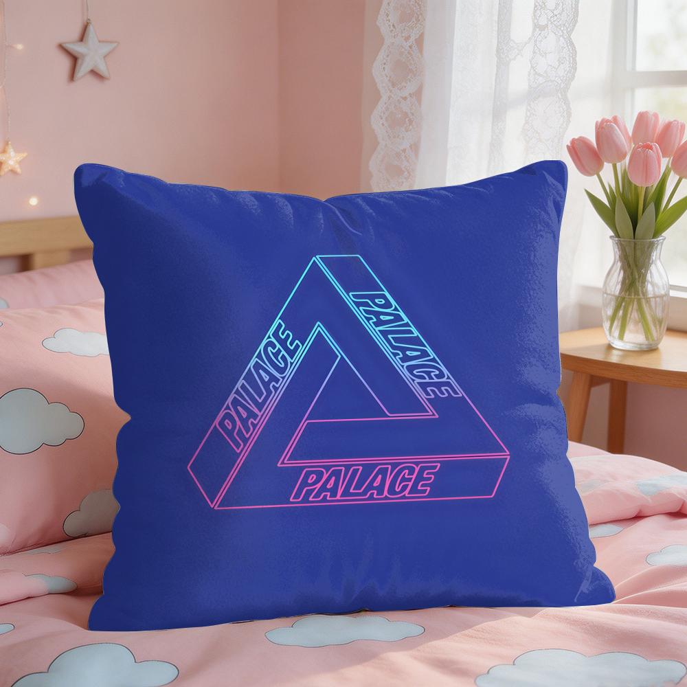 Fashion Cool Brand PPALACEE Cushion Cover Square Short Plush Pillow Case Living Room Sofa Home Decor Funda X