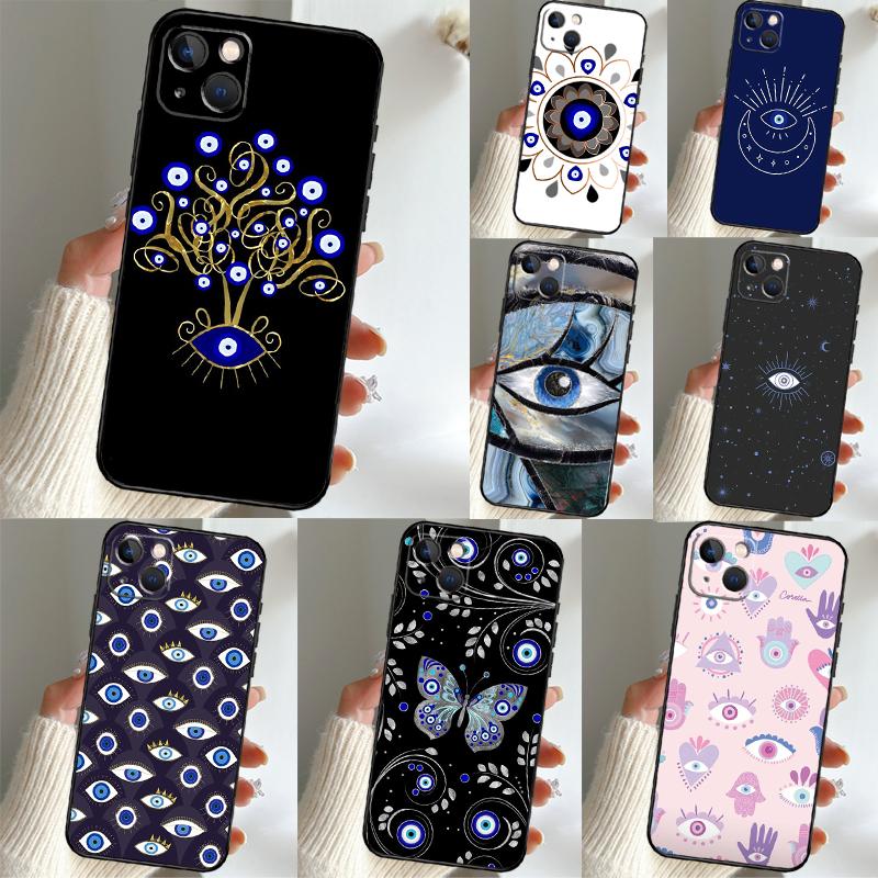 Evil Eye Phone Case For Xiaomi Redmi Note 14 12 11 9 10 13 15 Pro Plus 12C 10C 13C 14C 15C Cover