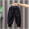 Boys' Pants Spring and Autumn Styles Children's Jeans Leg Binding Pants