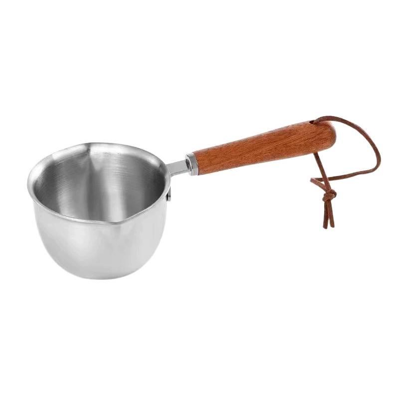 Compact Stainless Steel Hot Oil Splash Pot for Kitchen with Special Spoon