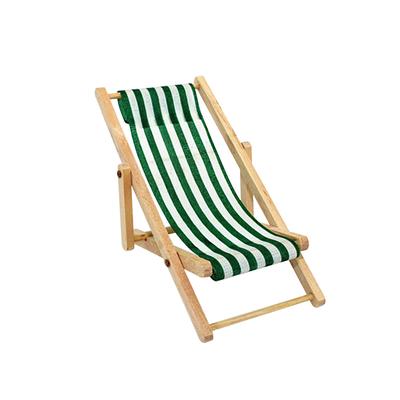 Miniatures Dollhouse 2pcs Blue//Red Stripe Lounge Beach Deck Chair Sunbath Lounge