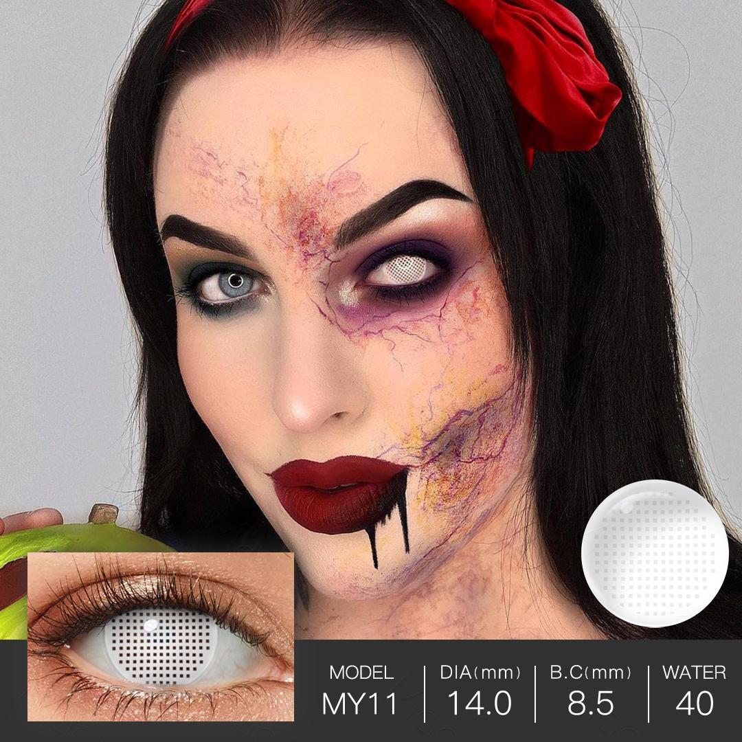 

Мягкие гидрогелевые цветные контактные линзы для Хэллоуина + контейнер для хранения MY11