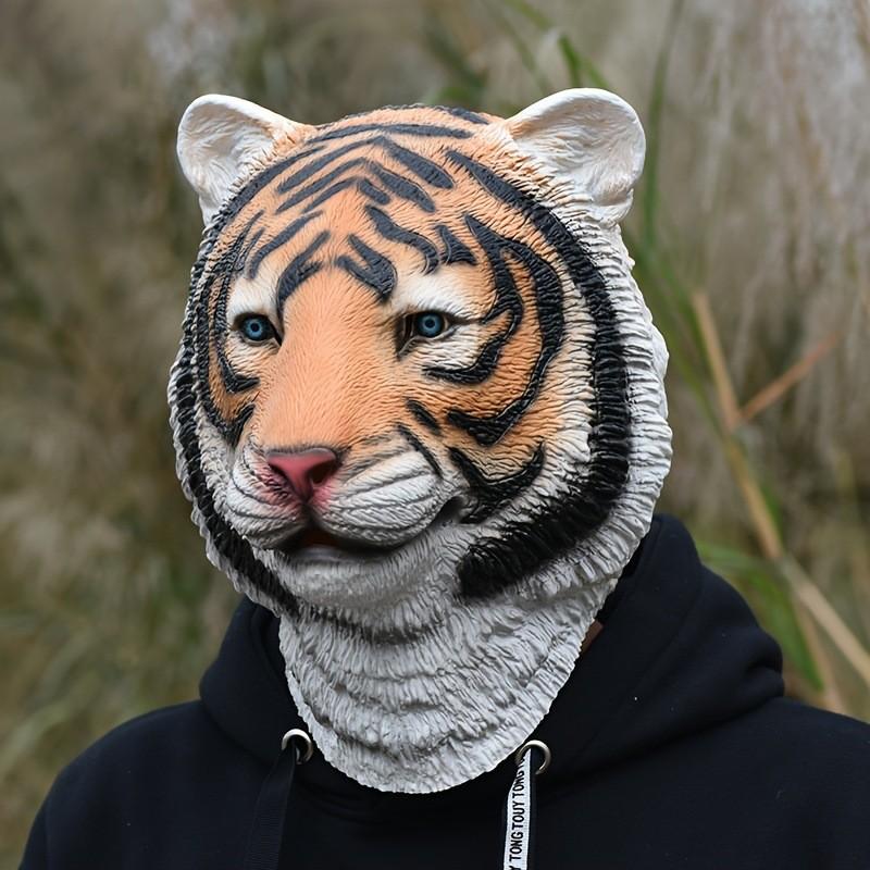 New Latex Tiger Mask For Halloween Festivities And Carnival Stage Performances