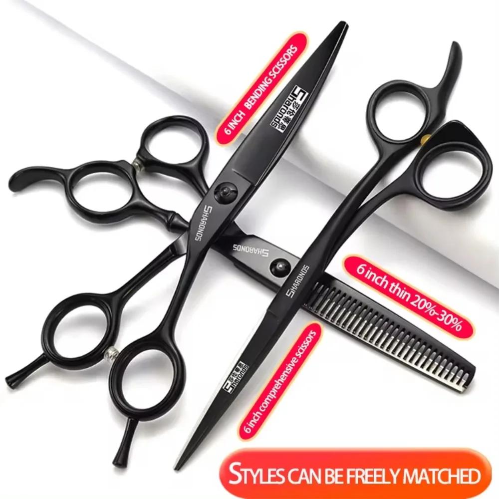 5.5/6/6.5 Inch Professional Hair Cutting Scissors Set Hairdressing Scissors Exclusive Hairstylist Barbers Shears Cutting Tools