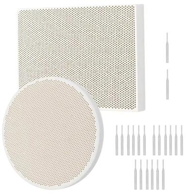 Jewelry Making Tool Set Quartz Honeycomb Board High Temperature Resistant for Accuracy Soldering and Metal Crafting