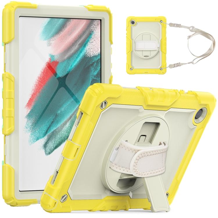 

Для Samsung Galaxy Tab A8 10.5 2021 X200 / X205 Силиконовый + ПК Чехол для планшета For Samsung Galaxy Tab A8 10.5 2021 X200 / X205 жёлтый