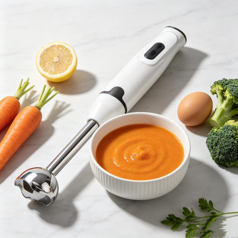 1Pcs Electric Food Vegetable Grinder Handheld Stick Mixer Eu Plug Immersion Hand Stick Mixer For Smoothies Sauces