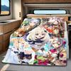 Genshin Heroes  Blanket Soft And Portable All Season Home Bed Sofa Blanket Office Travel Nap Break Warm Blanket