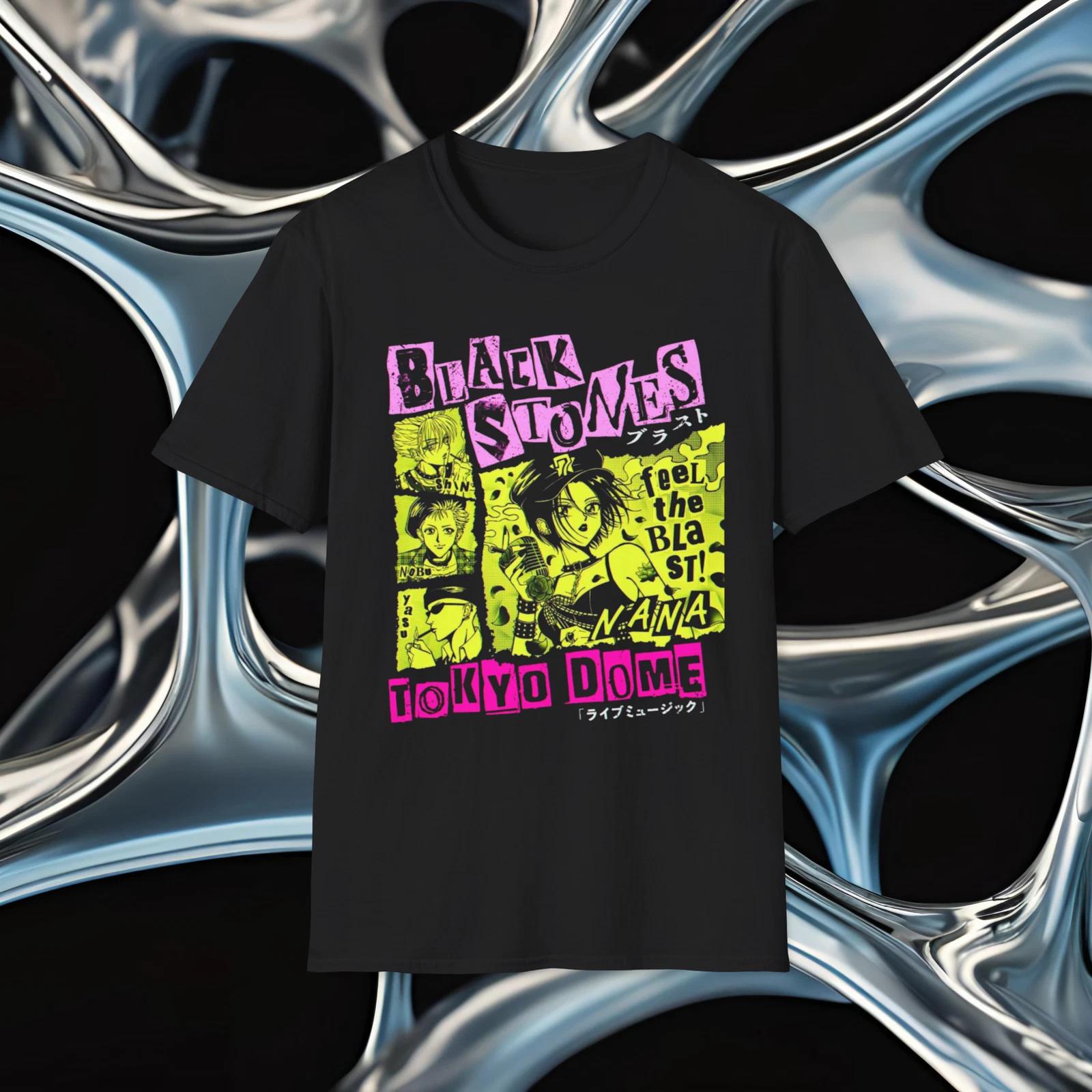 Black Stones Tokyo Dome | Nana Anime Graphic Tee | Nana Fan Gift T-Shirt M