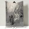 Artist GGustave DDore Throw Soft Warm Flannel Throw Blanket Multiuse for Sofa Bed Office Nap