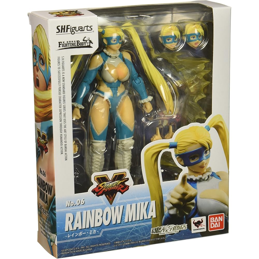 S.H. Figuarts Rainbow Mika Street Fighter V Action Figure Limited Edition