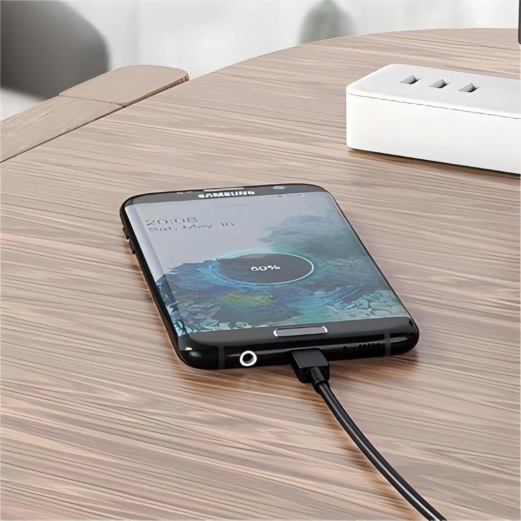 6 FT Type C Charger Fast Charging Cable 2-Pack, USB C Phone Charger for Samsung Galaxy S8 / S9 / S10 Plus Active S10e, S20 / S21 Ultra Plus, Note 8 9