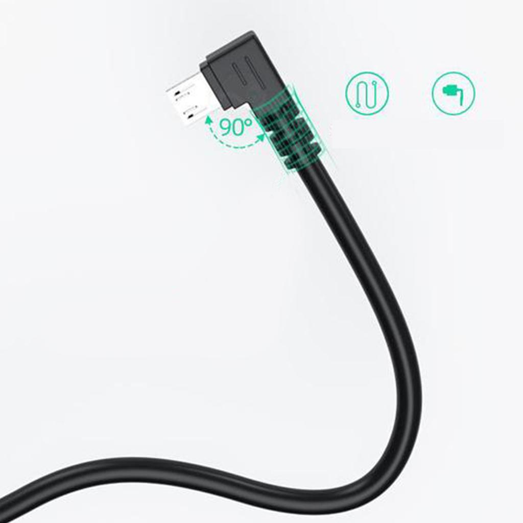 USB2.0 Male to Micro USB Male Connector Adapter Cable Data Line USB2.0 Transmission Speed for Night Lights Computer