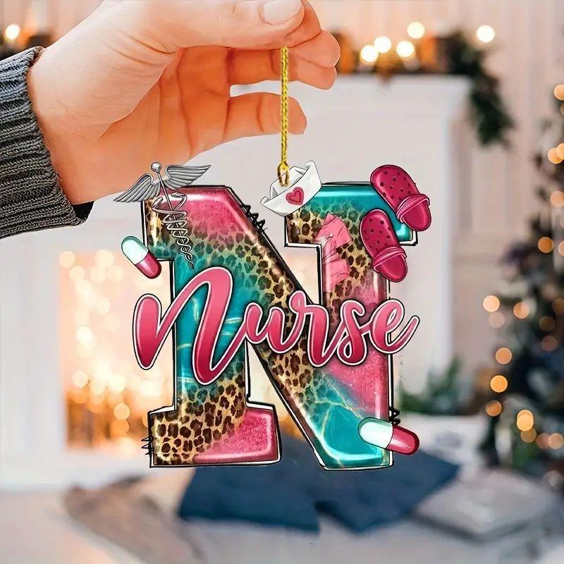 Delightful Car Acrylic Hanging Decor For International Nurses Day Unique Gift Idea