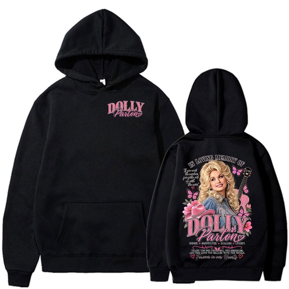 Tribute 1946- Legend Country Music Dolly Parton Hoodies Men Women Clothing Fashion Long Sleeve Hooded Sweatshirts Pullovers