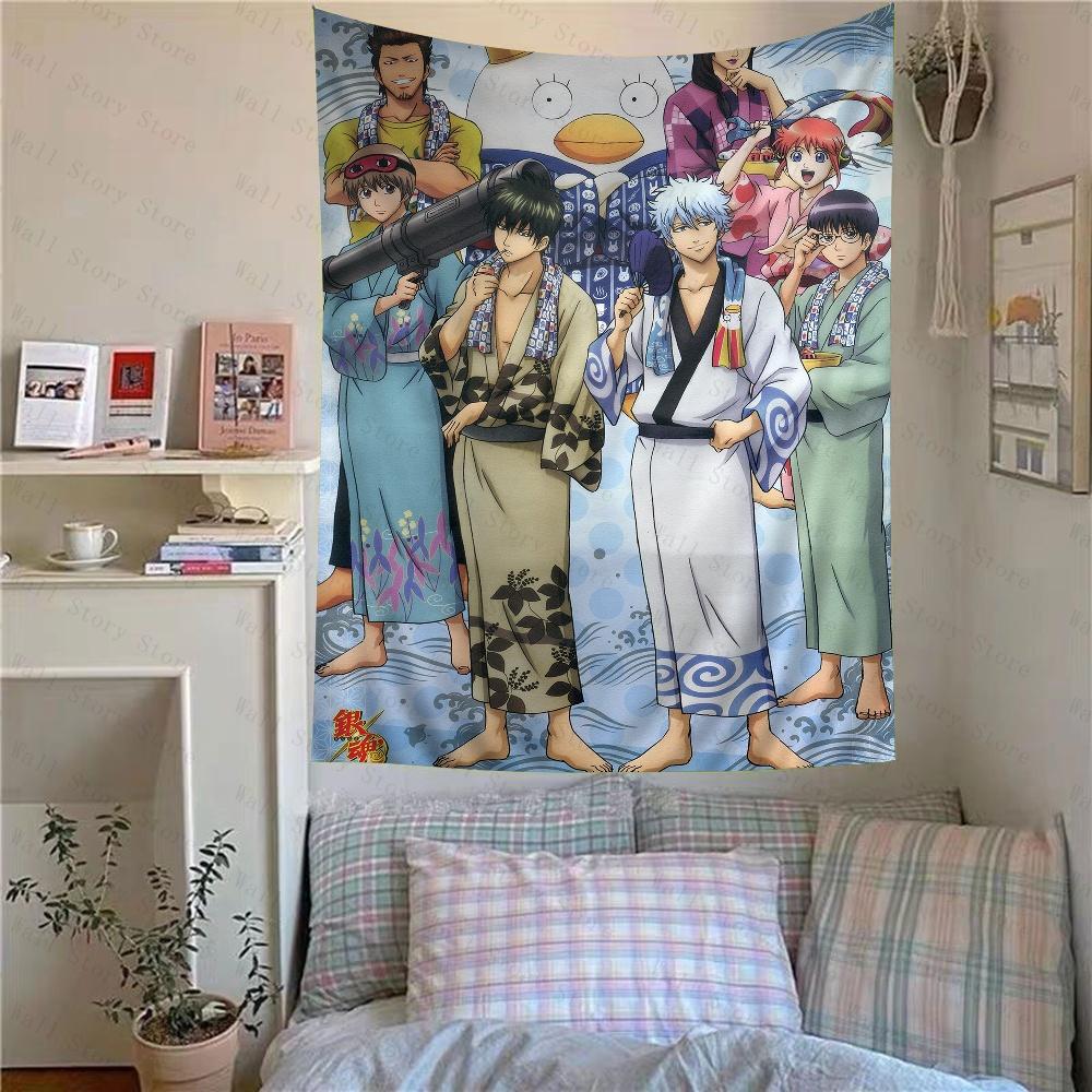 GINTAMA Chart Tapestry Home Decoration Tapestry Hippie Bohemian Decoration Divination Wall Tapestry Hanging Home Decor Tapestry