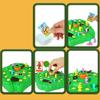 1 Set Rabbit Kids Trap Board Game for 3D Interactive Multiplayer Fun Action Game Race