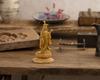 Tiny Buddha Kisshoten standing statue 11cm Joruriji style gold paint Buddha wood ornament Kisshoten - (wood boxwood, finish) - statue, figure,