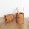 Cosmetic Holder Hand Woven Pen Holder Large Capacity Stationery Container  Tableware Holder