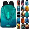 Strapazierfähiger 3D Godzilla King Of The Monsters Rucksack Kinder Schultasche mit klassischem Reiz