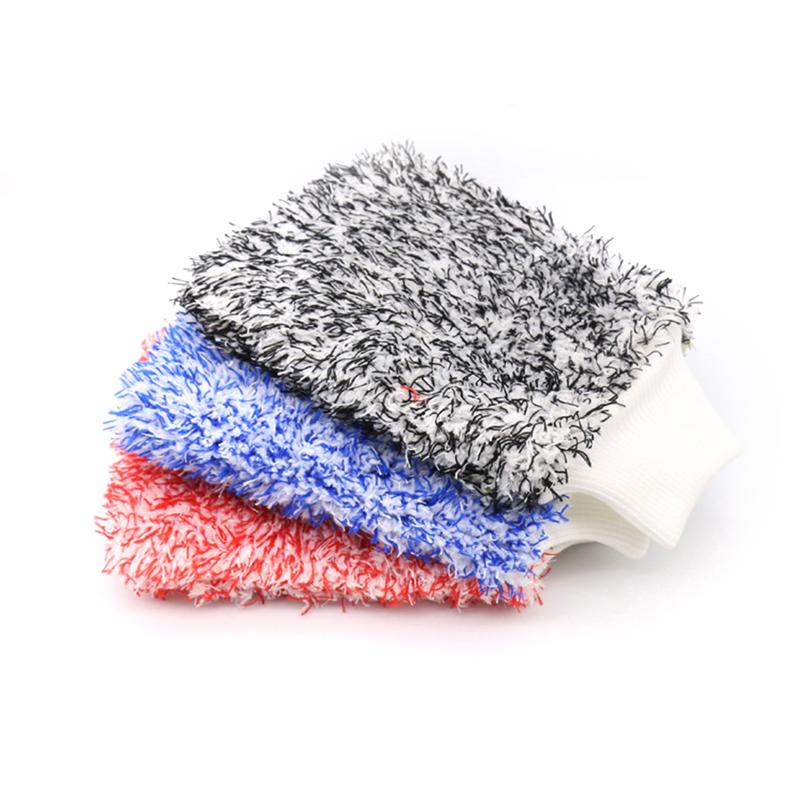 Soft Car Cleaning Glove Ultra Soft Mitt Microfiber Wash Mitt Car Wash Mitt