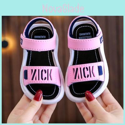 Boys Summer Beach Sandals With Non Slip Pvc Sole For Toddler Kids