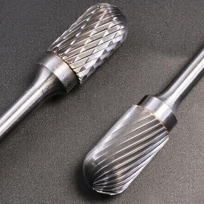 High Hardness Carbide Rotary File Burr Set 6/8/10/12/14/16mm for Machining Metals Up To HRC70 Smooth Finish Result