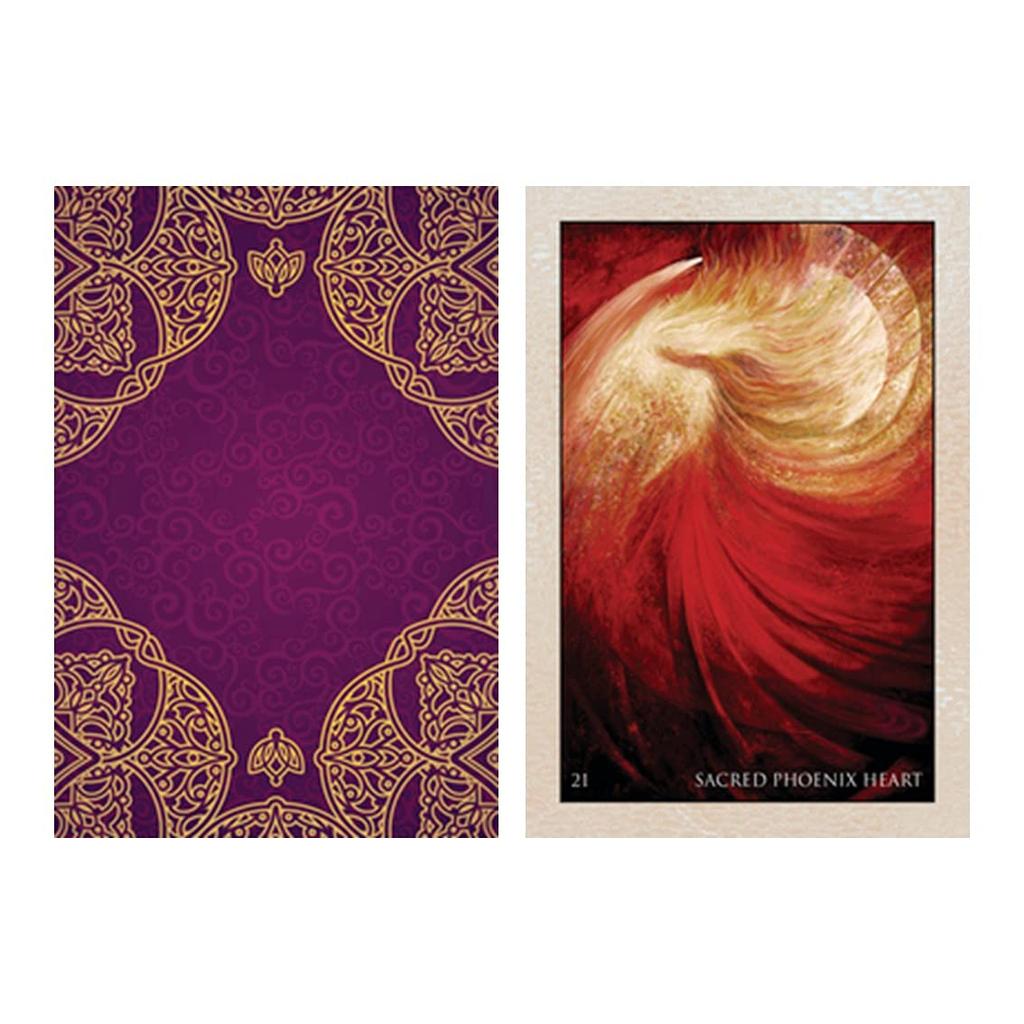 Kancharo Oracle Cards, 44-Piece Set, Tarot Reading [Rumi Oracle], Includes Basic Instructions and Pouch in Japanese (Authentic)